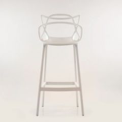 Барный стул Barneo N-235 Masters, белый, design Phillip Stark в Новом Уренгое - novyy-urengoy.mebel24.online | фото 3