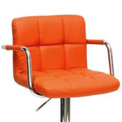 Барный стул Barneo N-69 Kruger Arm Оранжевый в Новом Уренгое - novyy-urengoy.mebel24.online | фото 2