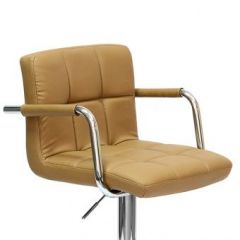 Барный стул Barneo N-69 Kruger Arm Светло-коричневый в Новом Уренгое - novyy-urengoy.mebel24.online | фото 2