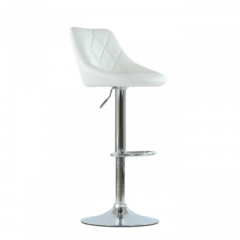 Барный стул Barneo N-83 Comfort (Комфорт) белый в Новом Уренгое - novyy-urengoy.mebel24.online | фото