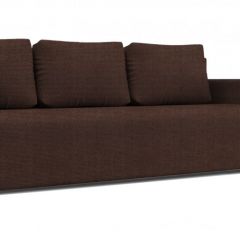 Диван Алиса 4 Shaggy CHOCOLATE - Teos Dark Brown в Новом Уренгое - novyy-urengoy.mebel24.online | фото