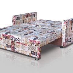 Диван Реал 120 (Принт "Gazeta") в Новом Уренгое - novyy-urengoy.mebel24.online | фото 3