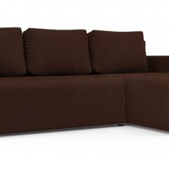 Диван угловой Алиса 3 Bahama VISION - Teos Dark Brown в Новом Уренгое - novyy-urengoy.mebel24.online | фото