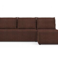 Диван угловой Алиса Shaggy CHOCOLATE без подлокотников в Новом Уренгое - novyy-urengoy.mebel24.online | фото 2