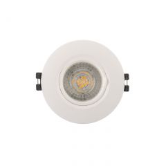 DK3028-WH Встраиваемый светильник, IP 20, 10 Вт, GU5.3, LED, белый, пластик в Новом Уренгое - novyy-urengoy.mebel24.online | фото