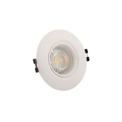 DK3028-WH Встраиваемый светильник, IP 20, 10 Вт, GU5.3, LED, белый, пластик в Новом Уренгое - novyy-urengoy.mebel24.online | фото 3