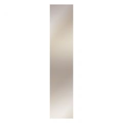 Фасад двери с зеркалом (левый) Белый Марсель в Новом Уренгое - novyy-urengoy.mebel24.online | фото 1