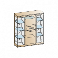 Гостиная Мелисса Композиция 6 (Снежный Ясень) в Новом Уренгое - novyy-urengoy.mebel24.online | фото 2