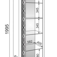 Гостиная Скарлетт (Бодега светлая) в Новом Уренгое - novyy-urengoy.mebel24.online | фото 5