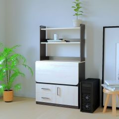 Компьютерный стол СП-1 (Венге/Дуб молочный) в Новом Уренгое - novyy-urengoy.mebel24.online | фото 4