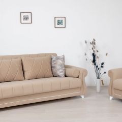 Комплект Роуз ТД 412 диван-кровать + кресло + комплект подушек в Новом Уренгое - novyy-urengoy.mebel24.online | фото