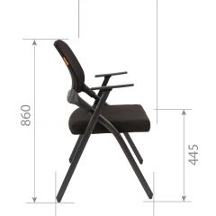 Кресло для посетителей CHAIRMAN NEXX (ткань стандарт черный/сетка DW-61) в Новом Уренгое - novyy-urengoy.mebel24.online | фото 7