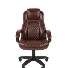 Кресло для руководителя  CHAIRMAN 432 (Экокожа коричневая) в Новом Уренгое - novyy-urengoy.mebel24.online | фото 2