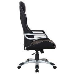 Кресло компьютерное BRABIX Techno GM-002 (ткань) черное/серое, вставки белые (531815) в Новом Уренгое - novyy-urengoy.mebel24.online | фото 4