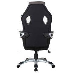 Кресло компьютерное BRABIX Techno GM-002 (ткань) черное/серое, вставки белые (531815) в Новом Уренгое - novyy-urengoy.mebel24.online | фото 6