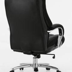 Кресло офисное BRABIX PREMIUM "Bomer HD-007" (рециклированная кожа, хром, черное) 531939 в Новом Уренгое - novyy-urengoy.mebel24.online | фото 4