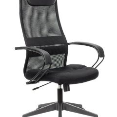 Кресло офисное BRABIX PREMIUM "Stalker EX-608 PL" (ткань-сетка/кожзам, черное) 532090 в Новом Уренгое - novyy-urengoy.mebel24.online | фото