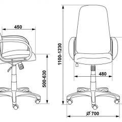 Кресло руководителя Бюрократ CH-808AXSN/TW-11 черный в Новом Уренгое - novyy-urengoy.mebel24.online | фото 3