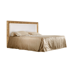 Кровать 2-х спальная (1,4 м) Тиффани штрих-лак/золото с подъемным механизмом (ТФКР140-2[7]) в Новом Уренгое - novyy-urengoy.mebel24.online | фото