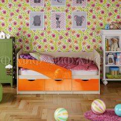 Кровать Бабочки (Оранжевый металлик) 1800 в Новом Уренгое - novyy-urengoy.mebel24.online | фото