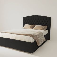 Кровать Берлин с ПМ 1200 (экокожа кольт ч) в Новом Уренгое - novyy-urengoy.mebel24.online | фото 2