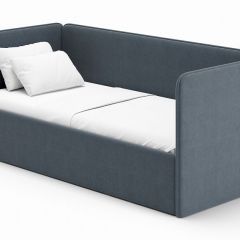 Кровать-диван Leonardo 160*70 (Серый) + боковина в Новом Уренгое - novyy-urengoy.mebel24.online | фото