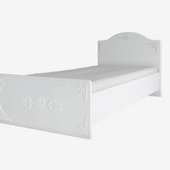 KI-KI КРД900.1 Кровать 900 (белый/белое дерево) в Новом Уренгое - novyy-urengoy.mebel24.online | фото 4
