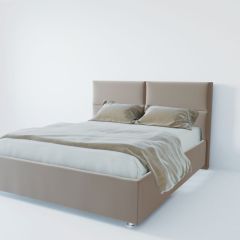 Кровать Корсика с ПМ 1200 (велюр светло-серый) в Новом Уренгое - novyy-urengoy.mebel24.online | фото 2