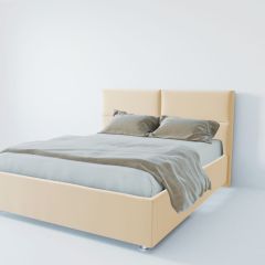 Кровать Корсика с ПМ 1600 (экокожа бежевая) в Новом Уренгое - novyy-urengoy.mebel24.online | фото 3