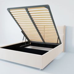 Кровать Корсика с ПМ 800 (экокожа белая) в Новом Уренгое - novyy-urengoy.mebel24.online | фото