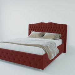Кровать Нягань с ПМ 900 (велюр бордо) в Новом Уренгое - novyy-urengoy.mebel24.online | фото 2