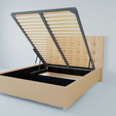 Кровать Венеция с ПМ 1600 (экокожа бежевая) в Новом Уренгое - novyy-urengoy.mebel24.online | фото