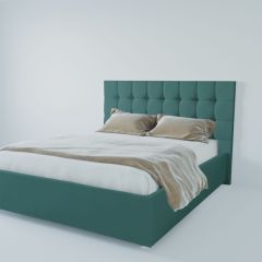 Кровать Венеция с ПМ 1600 (велюр бирюзовый) в Новом Уренгое - novyy-urengoy.mebel24.online | фото 2