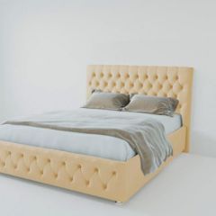 Кровать Версаль с ПМ 1600 (экокожа бежевая) в Новом Уренгое - novyy-urengoy.mebel24.online | фото