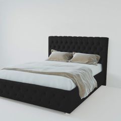 Кровать Версаль с ПМ 1600 (экокожа кольт ч) в Новом Уренгое - novyy-urengoy.mebel24.online | фото