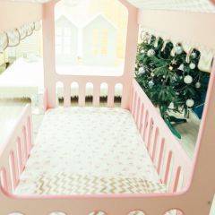 Кровать-домик без ящика 800*1600 (Розовый) в Новом Уренгое - novyy-urengoy.mebel24.online | фото 3