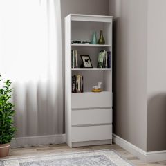 МОРИ МСТ 600.3 Стеллаж (белый) в Новом Уренгое - novyy-urengoy.mebel24.online | фото