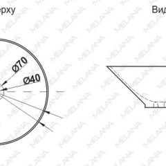 Накладная раковина melana mln-7020-b5(t4006h-b5) (персиковая) в Новом Уренгое - novyy-urengoy.mebel24.online | фото 2