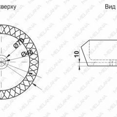 Накладная раковина melana mln-78452 (черная) в Новом Уренгое - novyy-urengoy.mebel24.online | фото 2