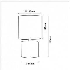 Настольная лампа декоративная Lucide Greasby 47502/81/38 в Новом Уренгое - novyy-urengoy.mebel24.online | фото 4