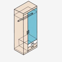 НИКА Н10з Шкаф для одежды в Новом Уренгое - novyy-urengoy.mebel24.online | фото 4