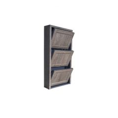 Обувница Комфорт Ф 003 Фасад 3D Бамбук (3 секции) в Новом Уренгое - novyy-urengoy.mebel24.online | фото