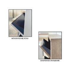 Обувница Комфорт Ф 003 Фасад 3D Бамбук (3 секции) в Новом Уренгое - novyy-urengoy.mebel24.online | фото 5