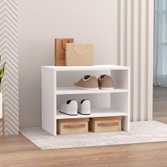 Обувница открытая 550 (ЛДСП белый) в Новом Уренгое - novyy-urengoy.mebel24.online | фото