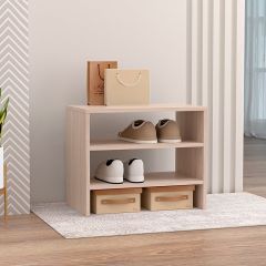 Обувница открытая 550 (ЛДСП Ясень светлый) в Новом Уренгое - novyy-urengoy.mebel24.online | фото