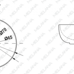 Раковина MELANA MLN-7061 в Новом Уренгое - novyy-urengoy.mebel24.online | фото 2