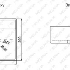 Раковина MELANA MLN-7440A в Новом Уренгое - novyy-urengoy.mebel24.online | фото 2