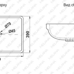 Раковина MELANA MLN-78441 в Новом Уренгое - novyy-urengoy.mebel24.online | фото 2