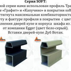 Шкаф-купе 1400 серии SOFT D8+D2+B2+PL4 (2 ящика+F обр.штанга) профиль «Капучино» в Новом Уренгое - novyy-urengoy.mebel24.online | фото 10