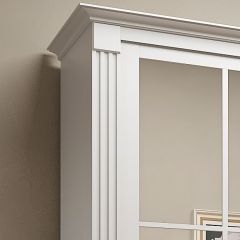 Шкаф-купе 1500 серии NEW CLASSIC K4+K4+B2+PL4 (2 ящика+F обр. штанга) профиль «Капучино» в Новом Уренгое - novyy-urengoy.mebel24.online | фото 4